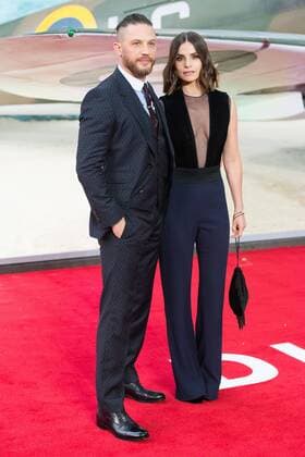 July 13, 2017 - London, London, UK - London, UK. TOM HARDY and CHARLOTTE RILEY attends the Dunkirk World Film Premiere. London UK  - ZUMAl94_ 20170713_zaf_l94_073 Copyright: xRayxTangx