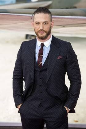 Dunkirk, World Premiere, London, UK London, UK. 13 July 2017. Actor Tom Hardy arrives for the World Premiere of the Christopher Nolan film Dunkirk in Leicester Square.