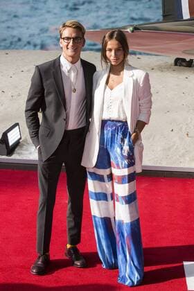 Dunkirk, World Premiere, London, UK London, UK. 13 July 2017. Oliver Proudlock and Emma Louise Connolly arrive for the World Premiere of the Christopher Nolan film Dunkirk in Leicester Square.