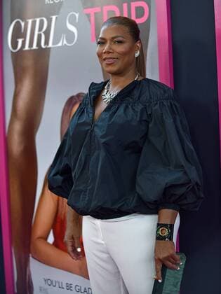 Queen Latifah arrives for the world premiere of Girls Trip at the Regal L.A. Live in Los Angeles, California on July 13, 2017.  LAP2017071308 CHRISTINExCHEW