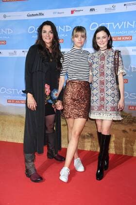 Katja von Garnier Hanna Binke und Lea van Acken Premiere Ostwind Mathäser Filmpalast Kino, Fernsehen München 16. Juli 2017