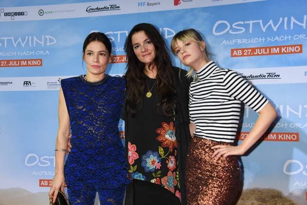 Nicolette Krebitz, Katja von Garnier und Hanna Binke Premiere Ostwind Mathäser Filmpalast Kino, Fernsehen München 16. Juli 2017