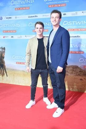 Marvin Linke und Jannis Niewoehner Premiere Ostwind Mathäser Filmpalast Kino, Fernsehen München 16. Juli 2017