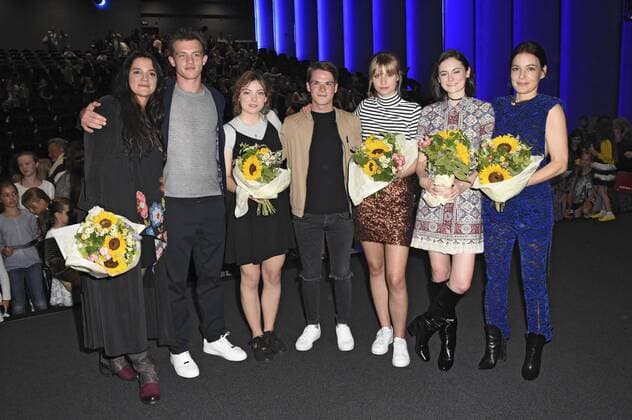 Katja von Garnier, Jannis Niewöhner, Amber Bongard, Marvin Linke, Hanna Binke, Lea van Acken und Nicolette Krebitz bei der Premiere des Kinofilms Ostwind - Aufbruch nach Ora im Mathäser Filmpalast. München, 16.07.2017 Foto:xP.xSchönbergerx xFuturexImage