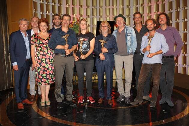 Bilder des Tages Alexander Liegl, Luise Kinseher, Claus von Wagner, Michael Altinger, Hazel Brugger, Helge Schneider, Georg Ringsgwandl, Max von Thun, Maxi Schafroth, Verleihung des Bayerischen Kabarettpreis im Muenchner Lustspielhaus in Muenchen am 17.07.2017