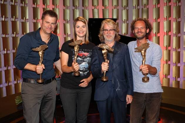 Bilder des Tages Michael Altinger, Hazel Brugger, Helge Schneider, Maxi Schafroth, Verleihung des Bayerischen Kabarettpreis im Muenchner Lustspielhaus in Muenchen am 17.07.2017