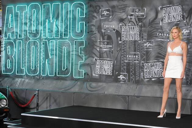 Charlize Theron Ankunft zur Weltpremiere ATOMIC BLONDE im Theater am Potsdamer Platz in Berlin am 17.07.2017