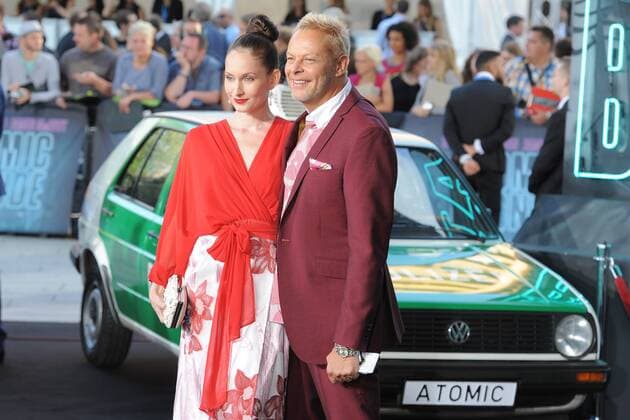Christin Dechant, Uwe Fahrenkrog-Petersen Ankunft zur Weltpremiere ATOMIC BLONDE im Theater am Potsdamer Platz in Berlin am 17.07.2017