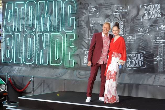 Christin Dechant, Uwe Fahrenkrog-Petersen Ankunft zur Weltpremiere ATOMIC BLONDE im Theater am Potsdamer Platz in Berlin am 17.07.2017