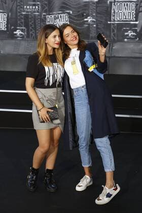 Chryssanthi Kavazi und Susan Hoecke - Weltpremiere ATOMIC BLONDE im Theater am Potsdamer Platz in Berlin am 17.07.2017. Premiere ATOMIC BLONDE