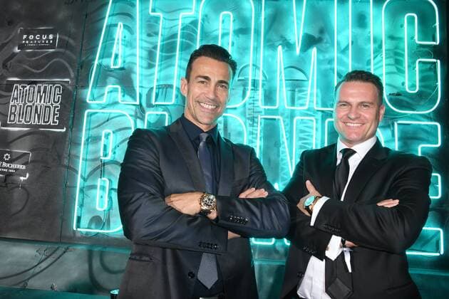 Daniel Bernhardt, Sascha Moeri, Carl F. Bucherer Ankunft zur Weltpremiere ATOMIC BLONDE im Theater am Potsdamer Platz in Berlin am 17.07.2017