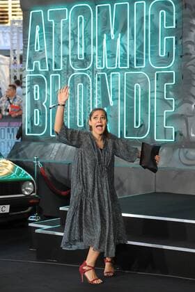 Nilam Farooq Ankunft zur Weltpremiere ATOMIC BLONDE im Theater am Potsdamer Platz in Berlin am 17.07.2017