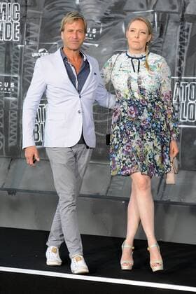 Steve Norman von der Band Spandau Ballett, Sabrina Winter Ankunft zur Weltpremiere ATOMIC BLONDE im Theater am Potsdamer Platz in Berlin am 17.07.2017