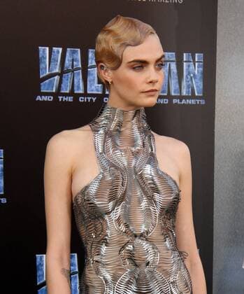 July 17, 2017 - Los Angeles, CA, United States - 17 July 2017 - Los Angeles, California - Cara Delevingne. Valerian and the City of a Thousand Planets World Premiere held at TCL Chinese Theatre in Hollywood. Photo Credit: AdMedia Los Angeles United States - ZUMAa123 20170717_zaa_a123_016 Copyright: xAdmediax