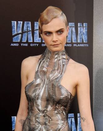 July 17, 2017 - Los Angeles, CA, United States - 17 July 2017 - Los Angeles, California - Cara Delevingne. Valerian and the City of a Thousand Planets World Premiere held at TCL Chinese Theatre in Hollywood. Photo Credit: AdMedia Los Angeles United States - ZUMAa123 20170717_zaa_a123_015 Copyright: xAdmediax