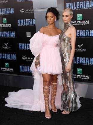 July 17, 2017 - Los Angeles, CA, United States - 17 July 2017 - Los Angeles, California - Rihanna and Cara Delevingne. Valerian and the City of a Thousand Planets World Premiere held at TCL Chinese Theatre in Hollywood. Photo Credit: AdMedia Los Angeles United States - ZUMAa123 20170717_zaa_a123_043 Copyright: xAdmediax