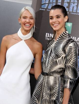 July 17, 2017 - Los Angeles, CA, United States - 17 July 2017 - Los Angeles, California - Sasha Luss and Pauline Hoarau. Valerian and the City of a Thousand Planets World Premiere held at TCL Chinese Theatre in Hollywood. Photo Credit: AdMedia Los Angeles United States - ZUMAa123 20170717_zaa_a123_057 Copyright: xAdmediax