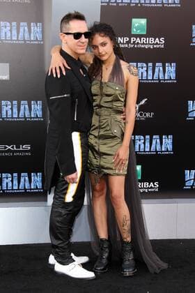 July 17, 2017 - Los Angeles, CA, United States - 17 July 2017 - Los Angeles, California - Jeremy Scott and Sasha Lane. Valerian and the City of a Thousand Planets World Premiere held at TCL Chinese Theatre in Hollywood. Photo Credit: AdMedia Los Angeles United States - ZUMAa123 20170717_zaa_a123_073 Copyright: xAdmediax