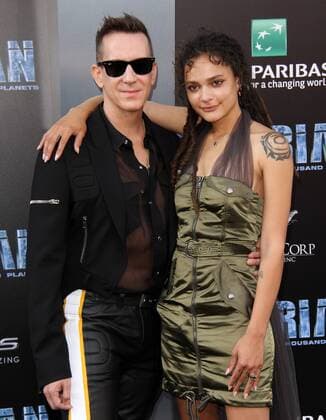 July 17, 2017 - Los Angeles, CA, United States - 17 July 2017 - Los Angeles, California - Jeremy Scott and Sasha Lane. Valerian and the City of a Thousand Planets World Premiere held at TCL Chinese Theatre in Hollywood. Photo Credit: AdMedia Los Angeles United States - ZUMAa123 20170717_zaa_a123_076 Copyright: xAdmediax