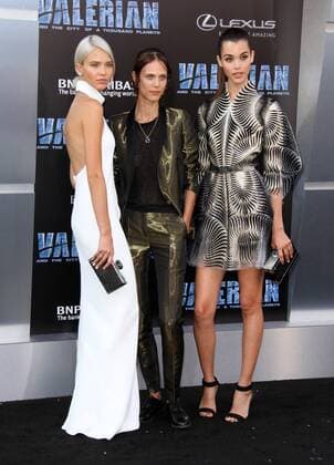 July 17, 2017 - Los Angeles, CA, United States - 17 July 2017 - Los Angeles, California - Sasha Luss, Aymeline Valade and Pauline Hoarau. Valerian and the City of a Thousand Planets World Premiere held at TCL Chinese Theatre in Hollywood. Photo Credit: AdMedia Los Angeles United States - ZUMAa123 20170717_zaa_a123_100 Copyright: xAdmediax