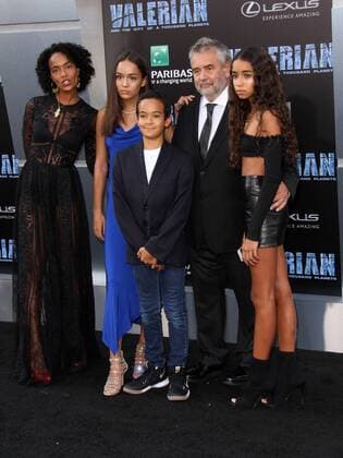 July 17, 2017 - Los Angeles, CA, United States - 17 July 2017 - Los Angeles, California - Director Luc Besson, wife Virginie Besson-Silla and family. Valerian and the City of a Thousand Planets World Premiere held at TCL Chinese Theatre in Hollywood. Photo Credit: AdMedia Los Angeles United States - ZUMAa123 20170717_zaa_a123_097 Copyright: xAdmediax