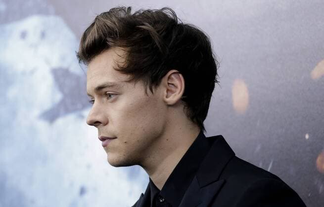 Harry Styles arrives on the red carpet at the DUNKIRK New York Premiere on July 18, 2017 in New York City.  NYP20170718137 JOHNxANGELILLO