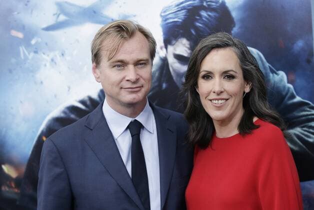 Christopher Nolan and Emma Thomas arrive on the red carpet at the DUNKIRK New York Premiere on July 18, 2017 in New York City.  NYP20170718121 JOHNxANGELILLO