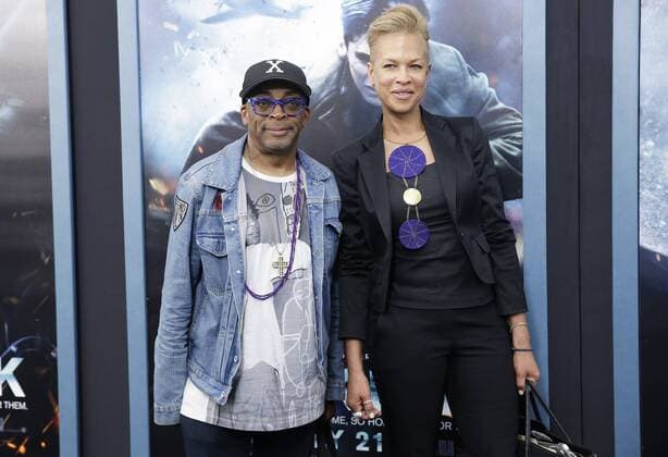 Spike Lee and Tonya Lewis Lee arrive on the red carpet at the DUNKIRK New York Premiere on July 18, 2017 in New York City.  NYP20170718135 JOHNxANGELILLO