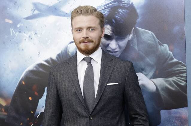Jack Lowden arrives on the red carpet at the DUNKIRK New York Premiere on July 18, 2017 in New York City.  NYP20170718113 JOHNxANGELILLO