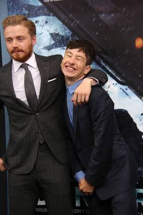 July 18, 2017 - New York, N.Y, USA - JACK LOWDEN, BARRY KEOGHAN attend the US premiere of Dunkirk .AMC LoewsLincoln Square 13.July 18, 2017.Photos by , Globe Photos Inc. New York USA - ZUMAms4_ 20170718_zaa_ms4_014 Copyright: xSoniaxMoskowitzx