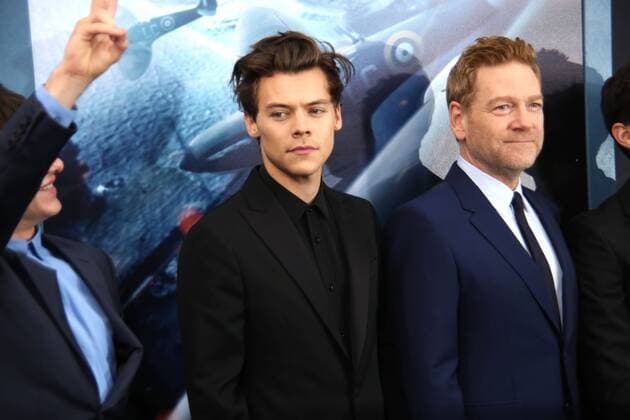July 18, 2017 - New York, N.Y, USA - HARRY STYLES, KENNETH BRANAGH attend the US premiere of Dunkirk .AMC LoewsLincoln Square 13.July 18, 2017.Photos by , Globe Photos Inc. New York USA - ZUMAms4_ 20170718_zaa_ms4_018 Copyright: xSoniaxMoskowitzx