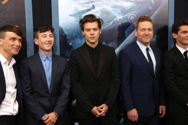 July 18, 2017 - New York, N.Y, USA - CILLIAN MURPHY, BARRY KEOGHAN, HARRY STYLES, KENNETH BRANAGH attend the US premiere of Dunkirk .AMC LoewsLincoln Square 13.July 18, 2017.Photos by , Globe Photos Inc. New York USA - ZUMAms4_ 20170718_zaa_ms4_019 Copyright: xSoniaxMoskowitzx