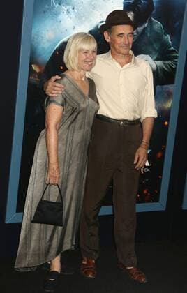 July 18, 2017 - New York, New York, U.S. - Actor MARK RYLANCE and CLAIRE VAN KAMPEN attend the New York premiere of Dunkirk held at the AMC Lincoln Square Theaters. New York U.S. - ZUMAk03_ 20170718_zaf_k03_072 Copyright: xNancyxKaszermanx