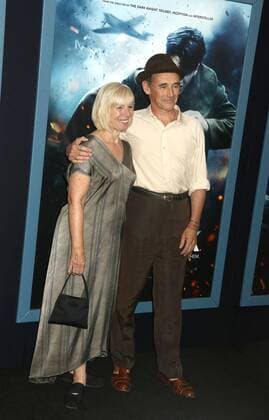 July 18, 2017 - New York, New York, U.S. - Actor MARK RYLANCE and CLAIRE VAN KAMPEN attend the New York premiere of Dunkirk held at the AMC Lincoln Square Theaters. New York U.S. - ZUMAk03_ 20170718_zaf_k03_079 Copyright: xNancyxKaszermanx