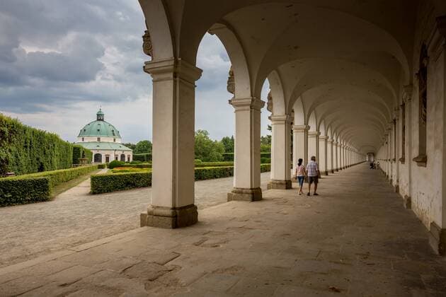 The Flower Garden of Kromeriz, known also as the Pleasure Garden or Lustgarten, is an rare historic garden unequalled in broader European and also global context. The garden has been listed on the UNESCO World Heritage List since 1998. The garden represents a transition between late renaissance Italian gardens and classical baroque gardens of the French type, such as the one in Versailles. The Flower Garden nowadays belongs to the most important examples of garden art in the world. A part of the garden pictured in Kromeriz, Czech Republic, on July 18, 2017. (CTKxPhoto PetrxSznapka) CTKPhotoF201707190015101 