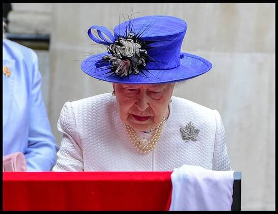 . 19 07 2017. London, United Kingdom. The Queen and Prince Philip Visit Canada House. Her Majesty Queen Elizabeth II and Prince Philip, the Duke of Edinburgh visit Canada House in Trafalgar Square to celebrate Canada s 150th anniversary of Confederation. Their Highnesses will view artefacts and displays celebrating Canada 150, including items from the Royal Archives and from the National Maritime Museum s exhibition Death in the Ice, which explores Sir John Franklin s final Arctic expedition.  xPetexMaclainex xi-Imagesx IIM-15605-0016