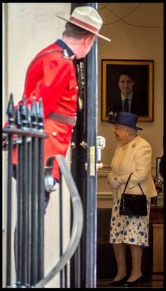 . 19 07 2017. London, United Kingdom. The Queen and Prince Philip Visit Canada House. Her Majesty Queen Elizabeth II and Prince Philip, the Duke of Edinburgh visit Canada House in Trafalgar Square to celebrate Canada s 150th anniversary of Confederation. Their Highnesses will view artefacts and displays celebrating Canada 150, including items from the Royal Archives and from the National Maritime Museum s exhibition Death in the Ice, which explores Sir John Franklin s final Arctic expedition.  xPetexMaclainex xi-Imagesx IIM-15605-0023