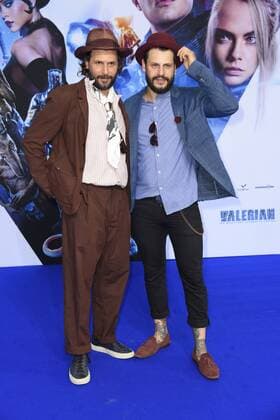 Manuel Cortez mit Bruder Philipp Cortez bei der Deutschlandpremiere des Kinofilms Valerian - Die Stadt der tausend Planeten im CineStar Sony Center am Potsdamer Platz in Berlin am 19.07.2017