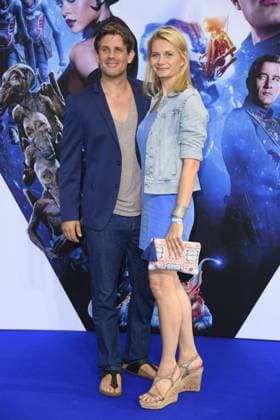 Steffen Groth mit Freundin Ana Grosse Halbuer bei der Deutschlandpremiere des Kinofilms Valerian - Die Stadt der tausend Planeten im CineStar Sony Center am Potsdamer Platz in Berlin am 19.07.2017