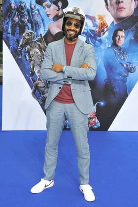 Tyron Ricketts Ankunft blauer Teppich zur Deutschland Premiere von VALERIAN im Cinestar SonyCenter in Berlin am 19.07.2017