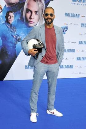 Tyron Ricketts Ankunft blauer Teppich zur Deutschland Premiere von VALERIAN im Cinestar SonyCenter in Berlin am 19.07.2017