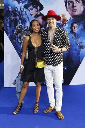 Mateo Jaschik mit Freundin Tanya Ernst - Deutschlandpremiere des Films Valerian - Die Stadt der tausend Planeten in Berlin am 19.07.2017. Premiere Valerian