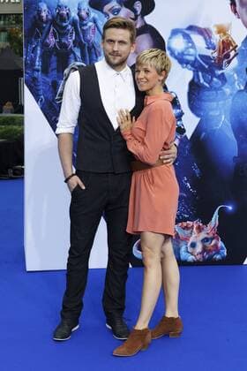 Steve Windolf und Kerstin Landsmann - Deutschlandpremiere des Films Valerian - Die Stadt der tausend Planeten in Berlin am 19.07.2017. Premiere Valerian