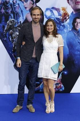 Sarah Alles mit Ehemann Thimon von Berlepsch - Deutschlandpremiere des Films Valerian - Die Stadt der tausend Planeten in Berlin am 19.07.2017. Premiere Valerian