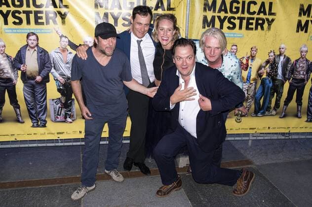 Bjarne Mädel, Marc Hosemann, Annika Meier, Charly Hübner und Detlev Buck bei der Open Air Premiere des Kinofilms Magical Mystery im Open Air Kino Kulturforum. Berlin, 19.07.2017 Foto:xK.xWernerx xFuturexImage