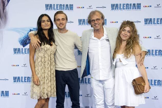 Constantin von Jascheroff mit Freundin Haleh Esbak und Mario von Jascheroff mit Tochter Josephine von Jascheroff bei der Premiere des Kinofilms Valerian - Die Stadt der Tausend Planeten Valerian and the City of a Thousand Planets im CineStar Sony Center. Berlin, 19.07.2017 Foto:xF.xKernx xFuturexImage