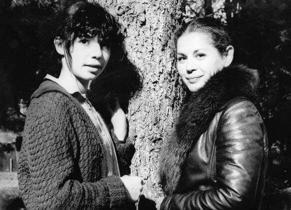 Ein Stück Himmel, Fernsehserie, Deutschland 1982, Regie: Franz Peter Wirth, Darsteller: Dana Vavrova mit Autorin Janina David UnitedArchives00023142