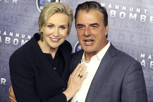Jane Lynch und Chris Noth bei der Premiere der Discovery Channel TV-Serie Manhunt: Unabomber im Appel Room des Time Warner Centers. New York, 19.07.2017 Foto:xD.xVanxTinex xFuturexImage