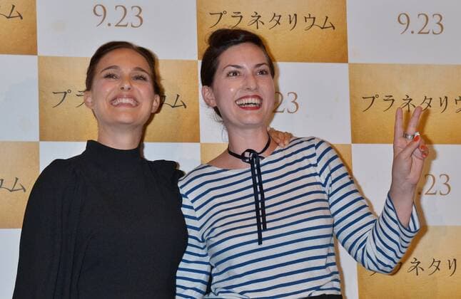 Actress Natalie Portman (L) and director Rebecca Zlotowski attend the Japan Premiere for the film Planetarium in Tokyo, Japan on July 20, 2017. This film will open on September 23 in Japan.  TKP2017072015 KEIZOxMORI