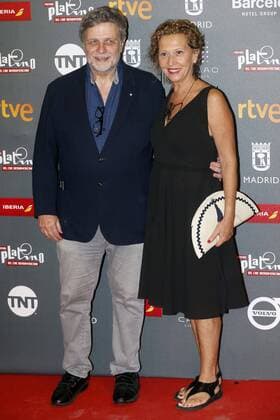 Fernando Sordovich and Diana Repeto pose as they arrive at the presentation of the Platino Awards at the Callao Cinema in Madrid, Spain, 20 July 2017. The Magic Box will be the venue for the fourth edition of the Ibero American Cinema Platino Awards next 22 July. PLATINO AWARDS PRESENTATION PARTY IN MADRID !ACHTUNG: NUR REDAKTIONELLE NUTZUNG!  Copyright: xKikoxHuescax MAD021 20170721-636361949295383871